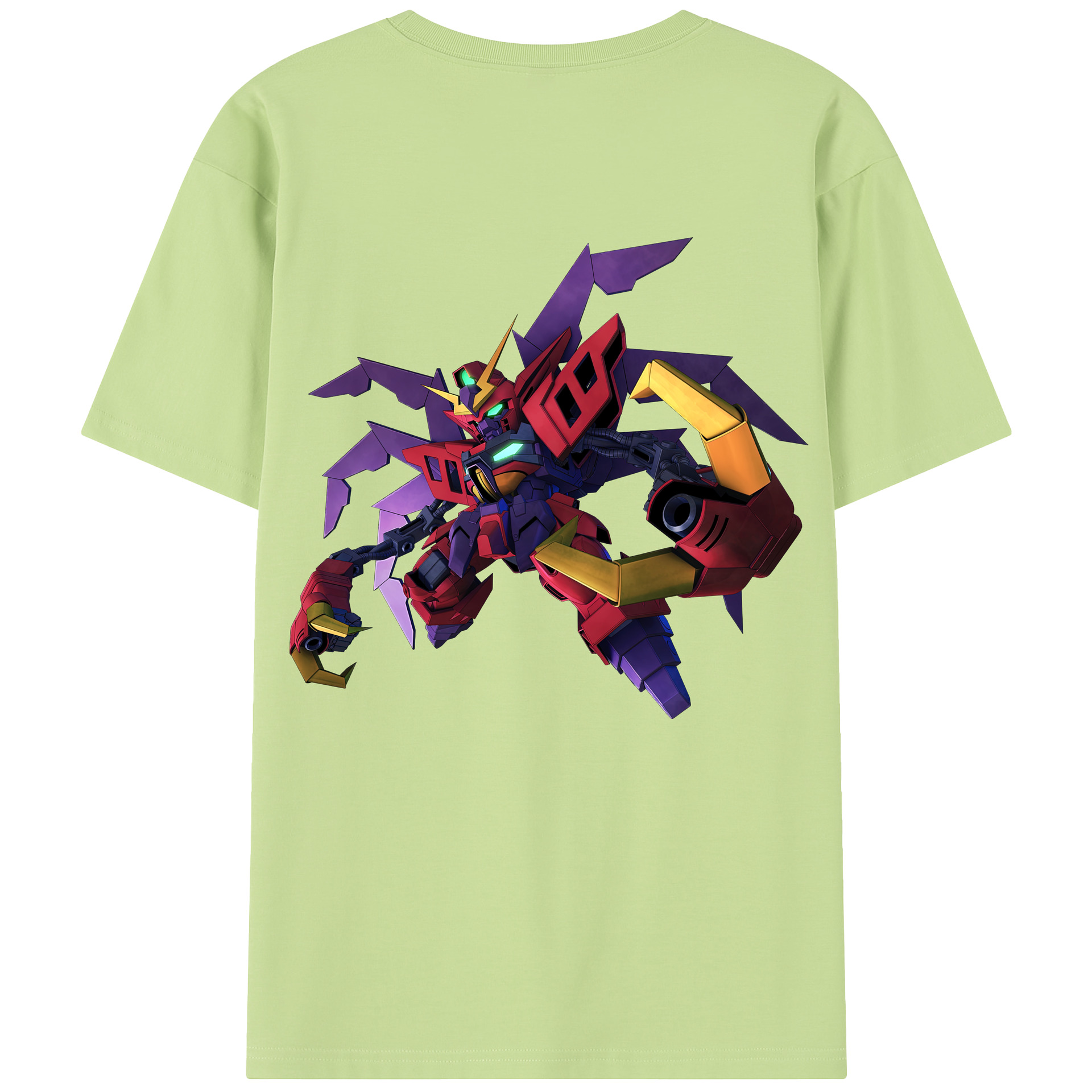 （画像用） 機動戦士ガンダム Mobile Suit Gundam 綿100％半袖Tシャツ（背面プリント）